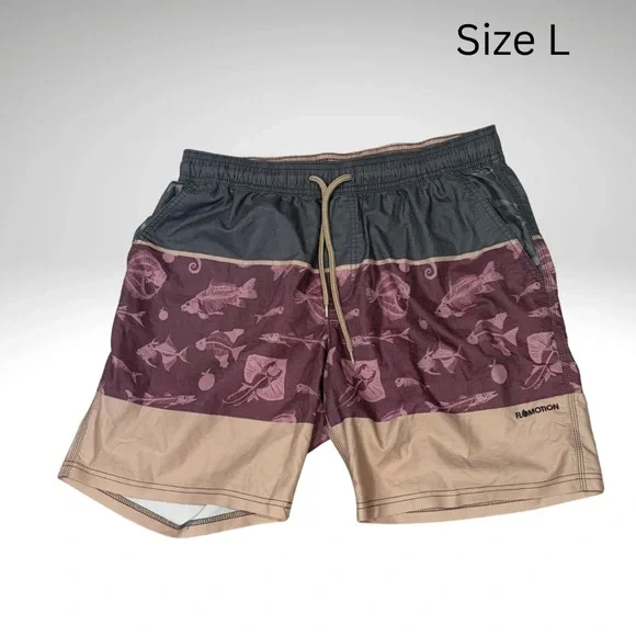 Flo Motion Men’s Swim Trunks – Size L – NWOT - Picture 1 of 7